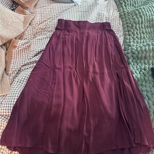 Old Navy Maroon A-Line Skirt